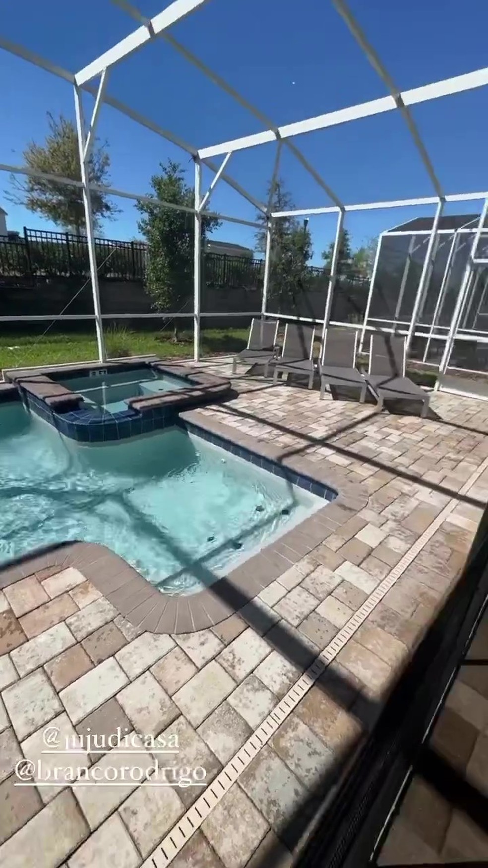 Ludmilla mostra casa que está hospedada em Orlando — Foto: Reprodução/Instagram