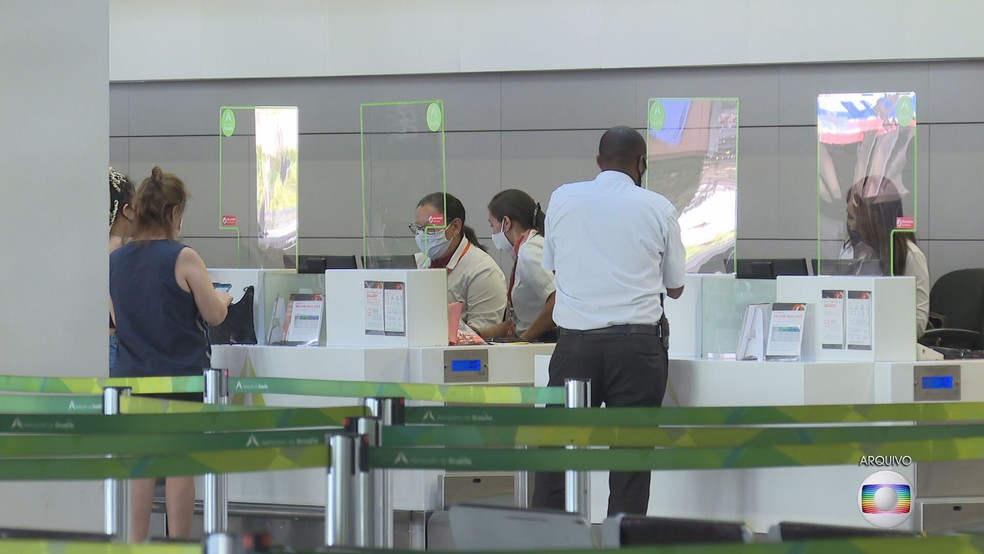 Aeroporto de Brasília, em imagem de arquivo — Foto: TV Globo/Reprodução 