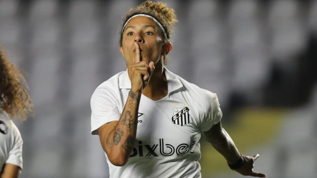 Cristiane em Santos x Grêmio, Brasileirão Feminino