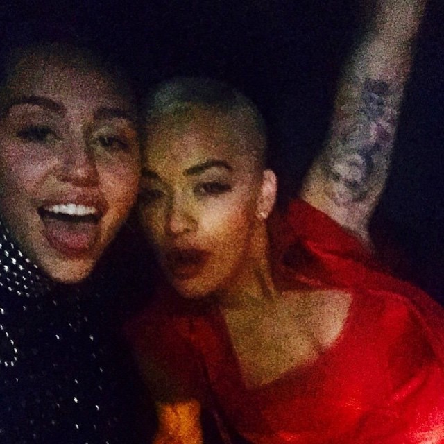 Miley Cyrus e Rita Ora (Foto: Reprodução/Instagram)