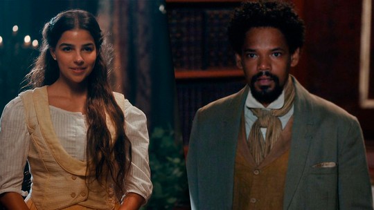 'Nos Tempos do Imperador': relembre como Pilar e Jorge/Samuel se conheceram 'Nos Tempos do Imperador': relembre como Pilar e Jorge/Samuel se conheceram