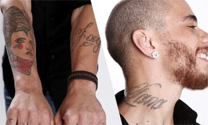Joey Mattos tatuagem (Foto: The Voice Brasil/TV Globo)