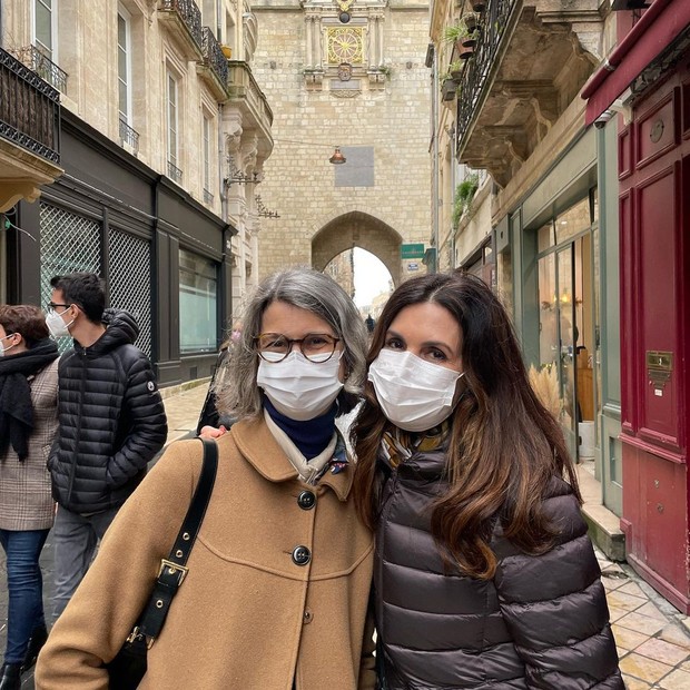 Fátima Bernardes avec sa famille en France (Photo : Reproduction/Instagram)