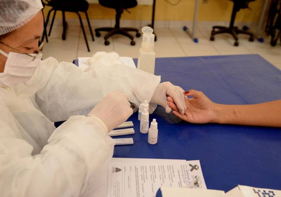 Testes rápidos para detecção de anticorpos do novo coronavírus — Foto: Ronaldo Ferreira/Agência Santarém/Divulgação