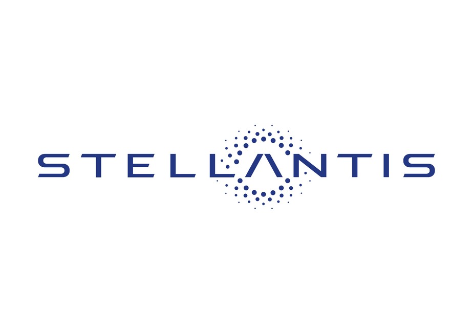Logo da Stellantis, conglomerado que é resultado da fusão entre FCA e PSA