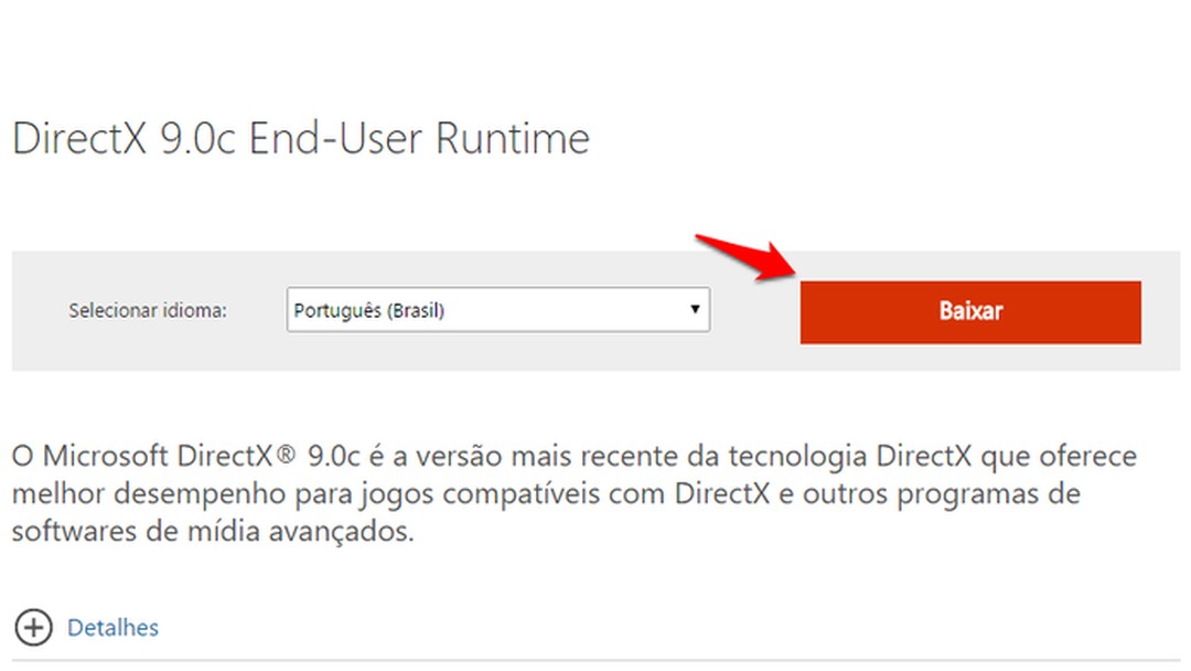 Directx software techtudo