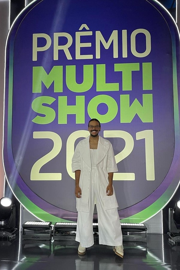 João Luiz Pedrosa no Prêmio Multishow (Foto: Instagram/Reprodução)