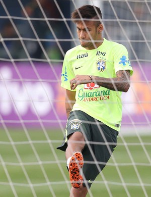 Neymar no treino da Seleção (Foto: Rafael Ribeiro / CBF)