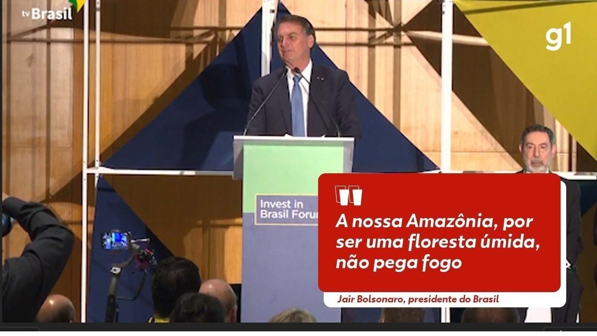 Bolsonaro ment et dit aux investisseurs de Dubaï qu’Amazon « ne brûle pas » et que les « attaques » « ne sont pas justes » |  Politique