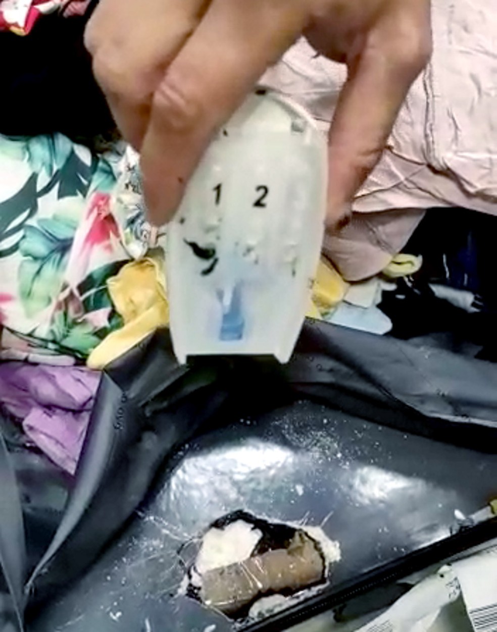 Teste apontou que material era cocaína — Foto: Divulgação/PF