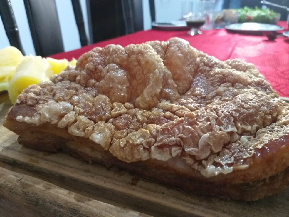 De dar água na boca, Panceta à Pururuca leva sal e pimentadoreino no