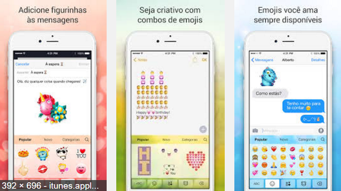 Teclado Emoji para mim oferece muitas opções de emojis (Foto: Divulgação/Emoji para mim)