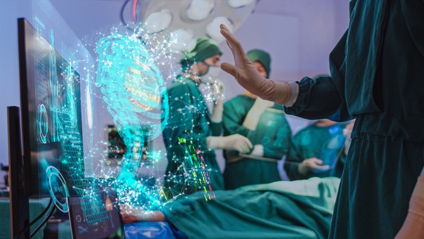 holograma, tecnologia na medicina, saúde, inteligência artificial (Foto: Getty Images)