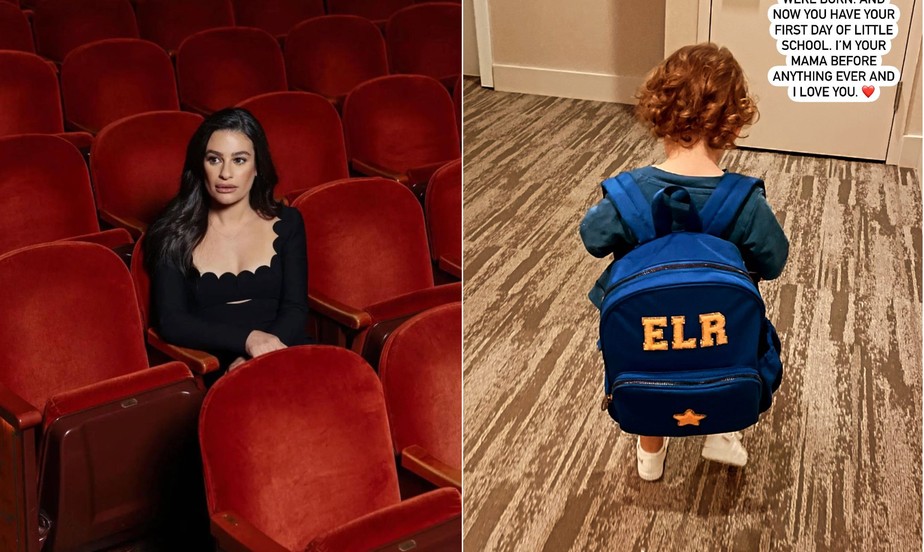 Lea Michele fala sobre o primeiro dia de aula do filho