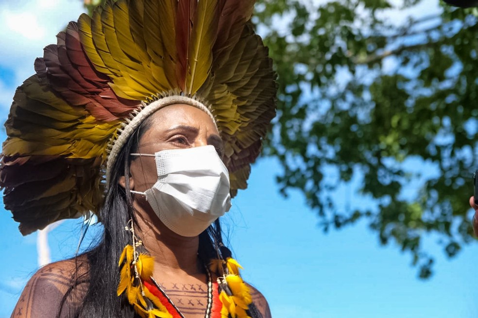Puyr Tembé, presidente da Federação dos Povos Indígenas do Pará, será a secretária dos Povos Originários. — Foto: Pedro Guerreiro/Agência Pará
