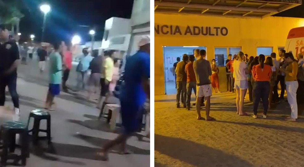 Chacina em São João aconteceu na noite da quinta-feira (26) — Foto: Reprodução/WhatsApp e TV Globo