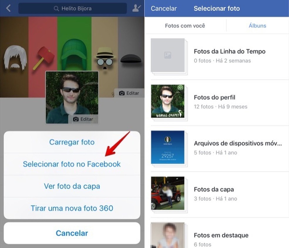 Como Usar Uma Foto De Capa Em 360 Graus No Facebook Para Celular Redes Sociais Techtudo Num dispositivo móvel, o tamanho padrão é 640 x 360 pixels. como usar uma foto de capa em 360 graus
