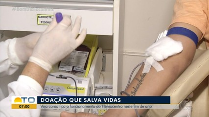 Hemocentro estará funcionando neste fim de ano; veja datas e horários