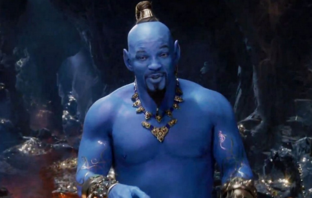 Wil Smith como Gênio no filme Aladdin (2019) (Foto: Divulgação)