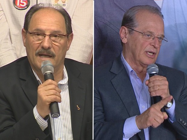 José Ivo Sartori e Tarso Genro disputam o segundo turno da eleição para governador do RS  (Foto: Montagem sobre fotos de reprodução)