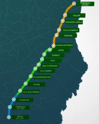 BRT da Linha Verde será concluído (Foto: Divulgação/ Prefeitura de Curitiba)