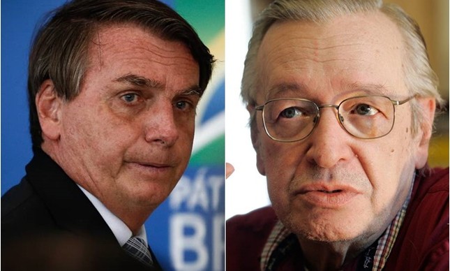 Jair Bolsonaro e Olavo de Carvalho