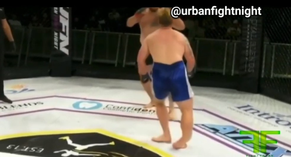 Randall Ray Dean Maxwell UFC 24 fratura tornozelo — Foto: Reprodução / YouTube