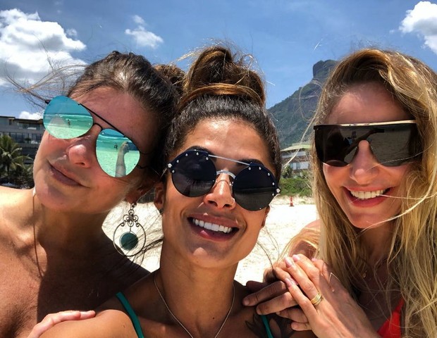 Cristiana Oliveira, Aline Riscado e Regiane Cesnique (Foto: Reprodução)