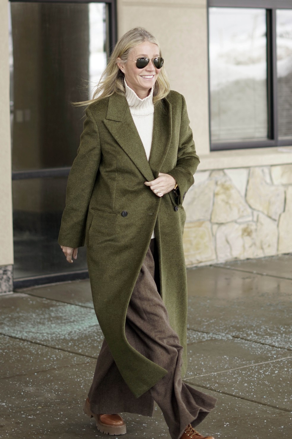 Os looks de Gwyneth Paltrow para julgamento — Foto: Getty