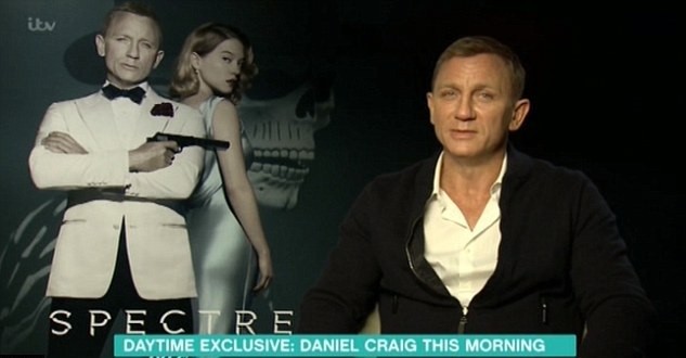 Daniel Craig na entrevista (Foto: Reprodução)