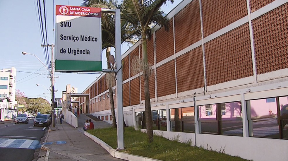 Santa Casa de S&atilde;o Carlos &mdash; Foto: Ely Ven&acirc;ncio/EPTV