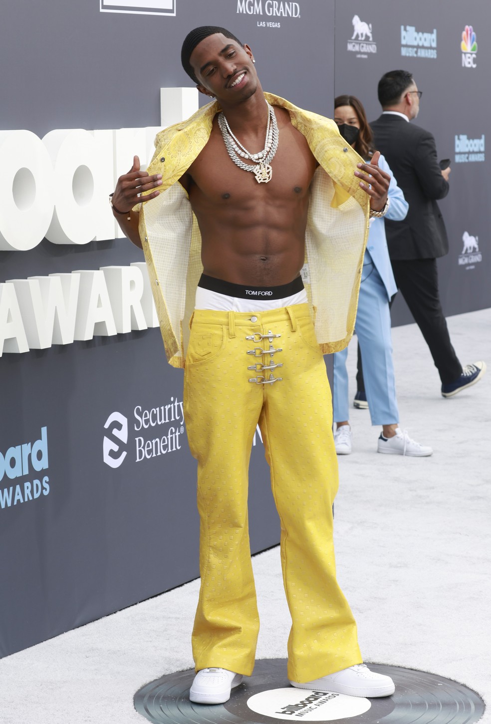 Christian Combs no Billboard Music Awards 2022 — Foto: Frazer Harrison/Getty Images