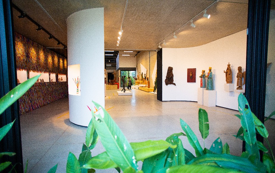 Galeria do Museu do Pontal, na Barra da Tijuca, com iluminação natural. Empreendimento acaba de instalar placas fotovoltaicas e pode gerar 100% da energia que utiliza.
