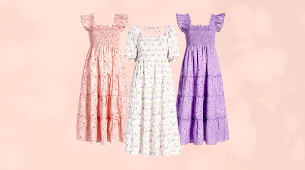 Os três modelos de vestido inspirados na série Bridgerton (Foto: Divulgação)
