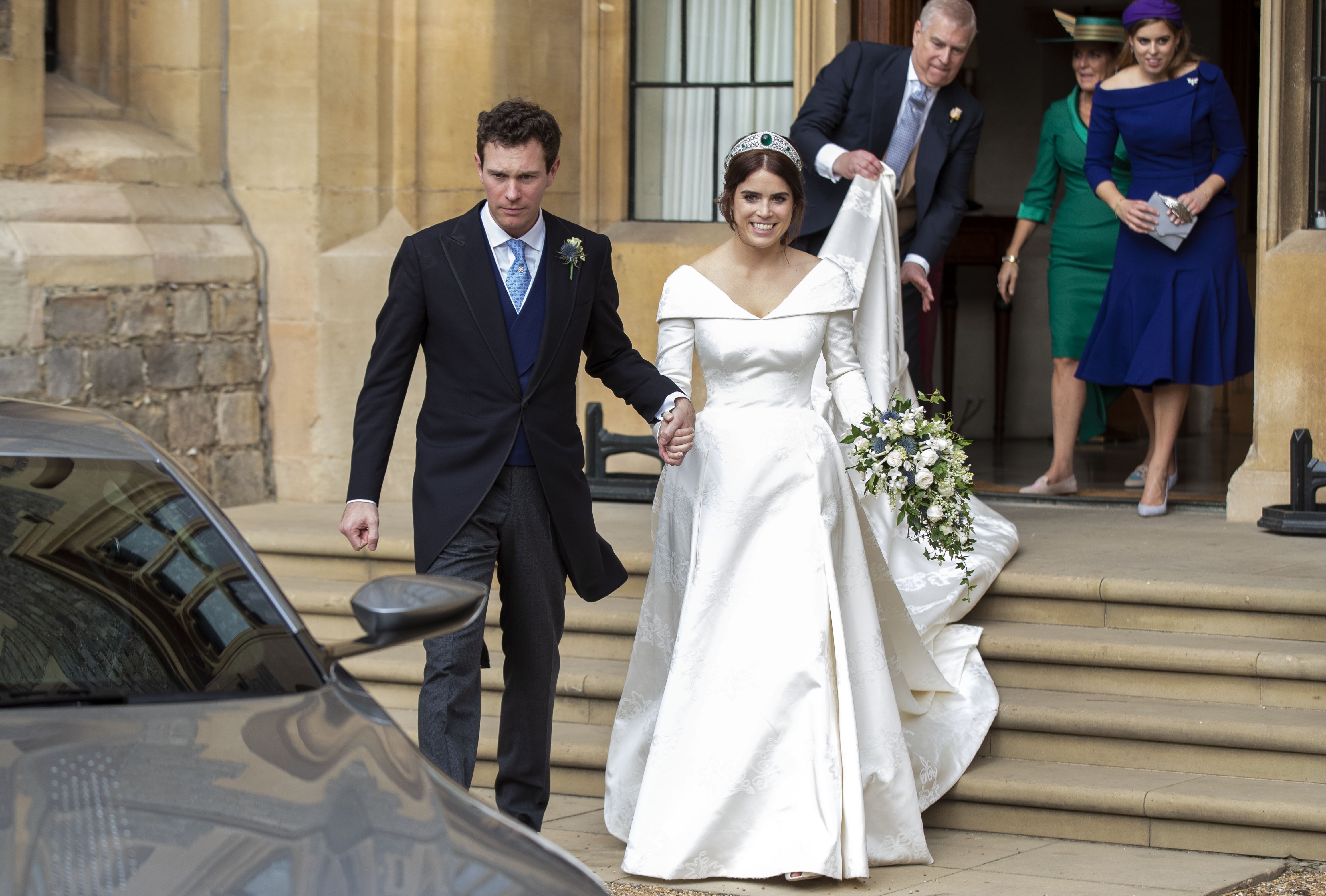 Fotos de vestidos de noiva: princesa Eugenie (Foto: Getty Images)