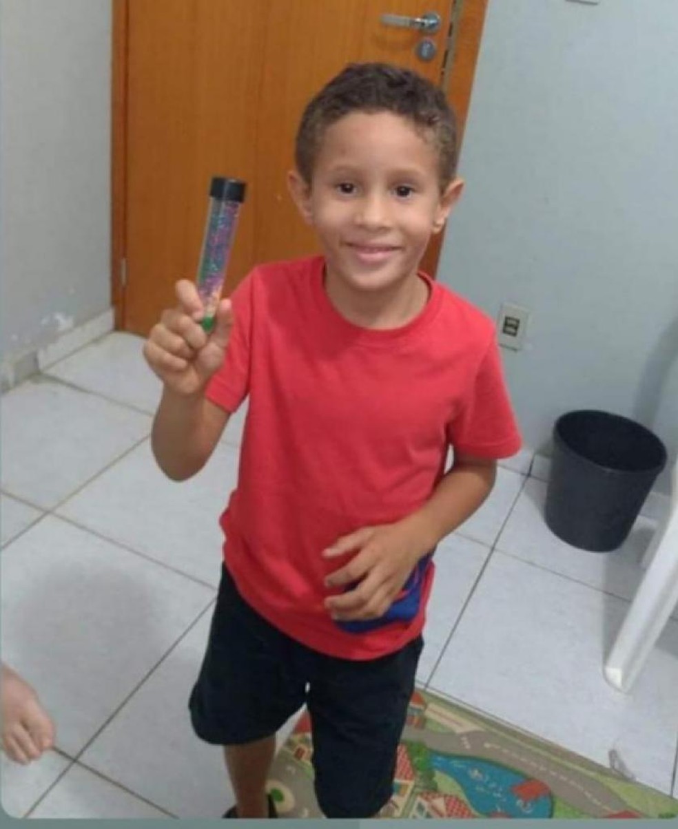 Criança de sete anos desapareceu após pular o portão da casa da avó em MT — Foto:  Lucineide Pinto da Silva Blass/Arquivo pessoal