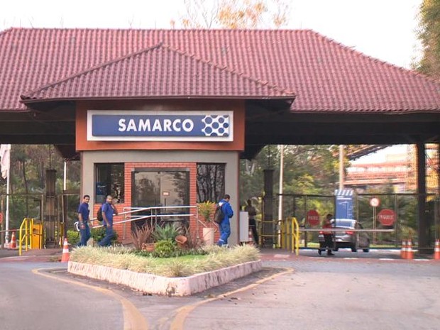 Samarco, em Ubu, Anchieta (Foto: Reprodução/ TV Gazeta)