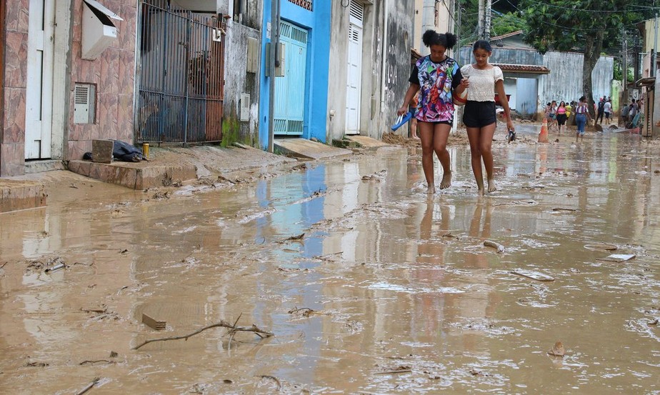 Litoral paulista teve maior volume de chuva registrado no Brasil