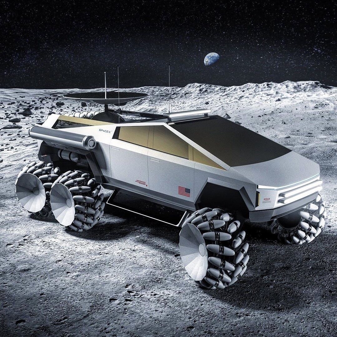 Cybertruck lunar (Foto: Reprodução / Instagram)