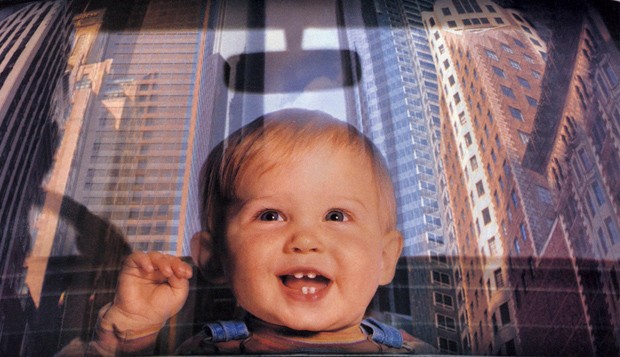 Jacob Joseph Worton e Adam Robert Worton viveram bebê em Ninguém Segura Este Bebê (1994) (Foto: Reprodução)