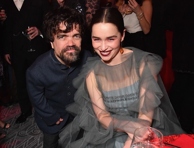 Peter Dinklage e Emilia Clarke (Foto: Getty Images)