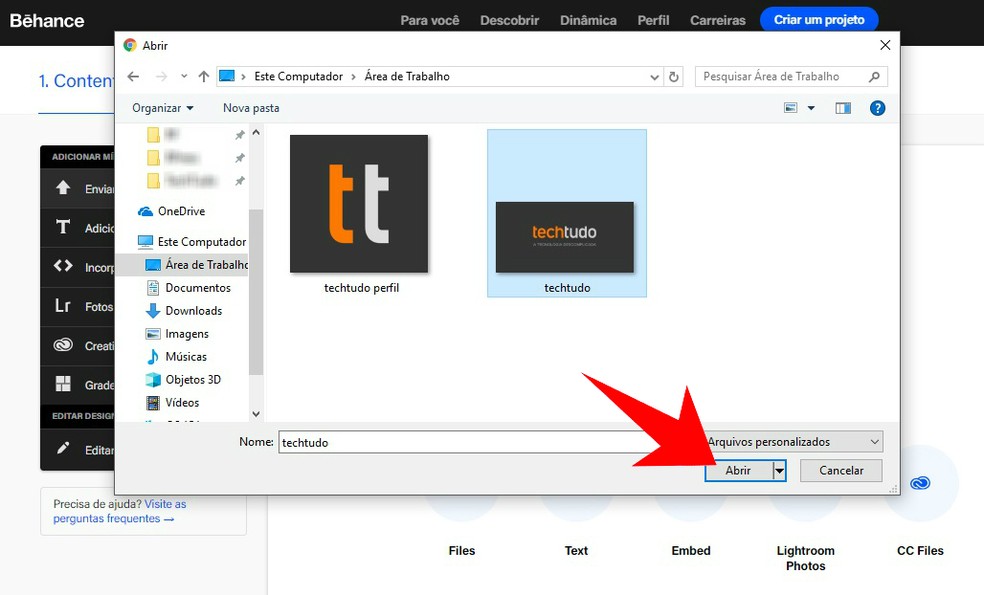 Como Criar Um Portfolio Online Usando O Behance Utilitarios Techtudo