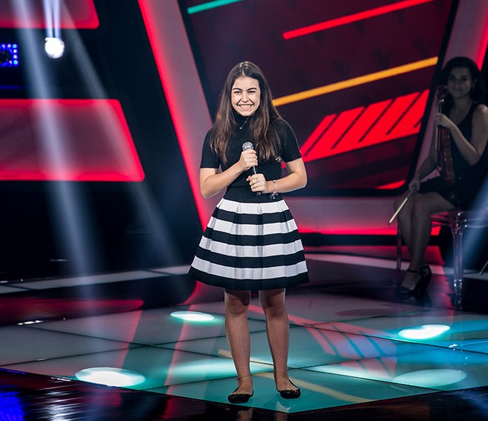 Luiza Prochet comemora aprovação em Audição do The Voice Kids (Foto: Isabella Pinheiro/Gshow)
