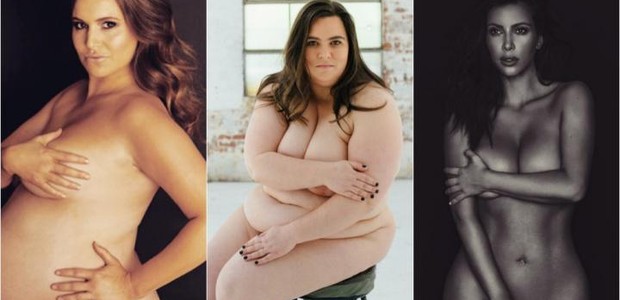 Christie Hayes, Alys e Kim Kardashian: o que diferencia a nudez das três? (Foto: kidpsot)