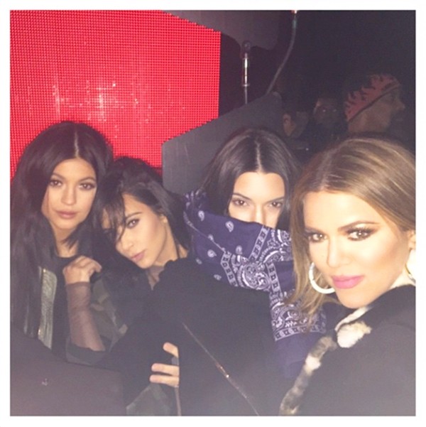 Kim e Khloe Kardashian , e Kendall e Kylie Jenner (Foto: Instagram)