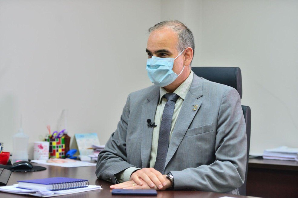 O médico Michel Cadenas, especialista em Medicina de Desastre e líder da equipe do Sírio-Libanês. — Foto: Michell Mello/Secom