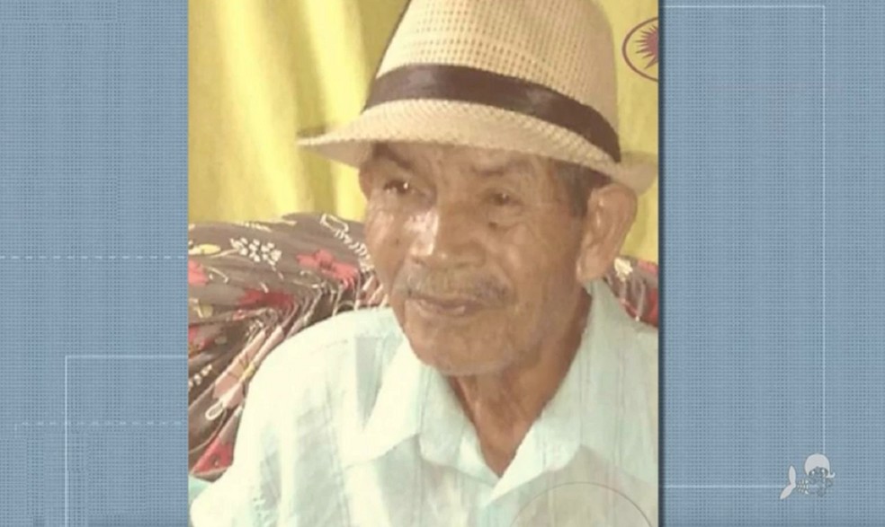 Indígena alagoano da etnia Wassu Cocal, de Joaquim Gomes, Amaro Manoel dos Santos, de 75 anos, desapareceu durante romaria em Juazeiro do Norte, no interior no Ceará — Foto: Reprodução/TV Verdes Mares