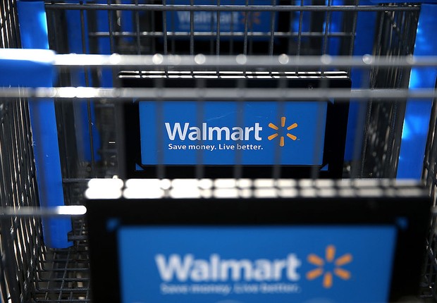 walmart, carrinho de supermercado (Foto: Justin Sullivan/Getty Images)