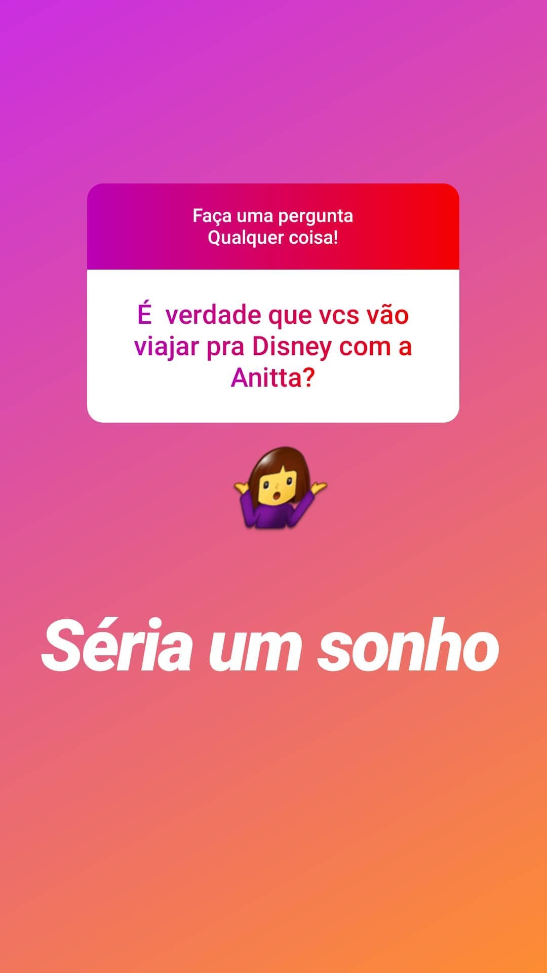 Cunhada de Anitta responde perguntas de fãs (Foto: Reprodução / Instagram)