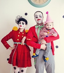 Clowns em família (Foto: Reprodução - Pinterest)